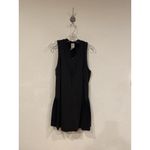 Athleta  Advantage Dress Womens Large Black Sleeveless Zip Tennis Golf Shorts Photo 1