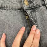 ZARA  Straight Leg Grey Gray High Rise Womens Jeans 8 Zip Fly Casual Fall Denim Photo 3