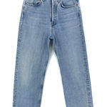 AGOLDE  90’s Crop Mid Rise Straight Jean Blue Denim 26 Photo 0