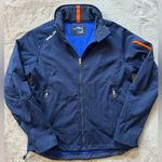 RLX Ralph Lauren Women Navy Blue Fleece Windbraker Jacket Coat Parka Size M Size M Photo 0