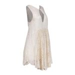 Free People ✨ Don't You Dare Sz Medium Dress in Neutral Combo✨ Photo 8