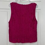 ZARA Fuschia Pink Pleated Top(Size Large) Photo 1