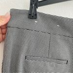 Ann Taylor NWOT  Straight Leg houndstooth Pants 0P Petite size White Black NWOT Photo 4