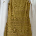 Forever 21 Elegant Gold Lace Dress Photo 0