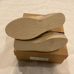 Anthropologie NWT  Cream Croc Print Leather Platform Boots Size 6.5narrow Photo 3