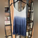 Brandy Melville Tumblr  Ombré Jada Dress mini navy 2010s babydoll tank tiered Photo 1