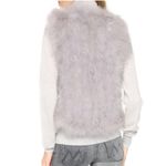 Club Monaco NWT  Authentic Marabou Feather Vest Medium Photo 6