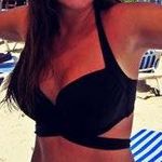 Victoria's Secret VS Black Wrap Swim Top Photo 0