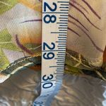 Tobi Womens Tunic Bouse Top Floral Long Sleeve High Waist Yellow Green Small Photo 8