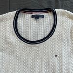 Tommy Hilfiger Vintage Cream Knit Sweater Photo 1