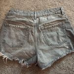 Garage Gray ripped denim shorts Photo 1