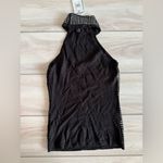 Guess Women's Sleeveless Celeste Mirror Turtleneck Top XS Black NWT Photo 4