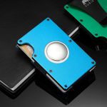 Airtag Wallet (No Airtag), Metal Wallet, Mens Wallet with Money Clip, Minimalist Wallet, Slim Wallet for Men, Air Tag Wallet for Men Gift Photo 5