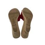 NEW American Womens 8.5 Eagle Red Sandals Platform Slide Sandals Resort Wear Photo 8