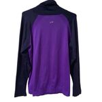 Champion  Purple and Black Long Sleeve Shirt Photo 8