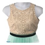 Speechless  Junior Dress Size 13 Crochet Top Chiffon Skirt Easter Party Photo 2