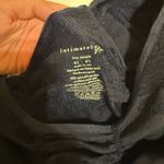 Free People Women’s  Top M/L Scoop Neck Crop Navy Blue Photo 1