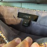 J.Crew Like New (NWOT) Metallic Tweed Skirt w/ Front Gold Zipper, Sz 8 Photo 3