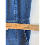 Sincerely Jules Women’s Denim Overalls Sincerely Wide Leg Style Retro Side Zipper Blue Size S Photo 2
