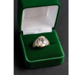 ✨ 14K Gold Morganite & Diamond Ring | Oval Cut 12x10mm | Size 7 Photo 1