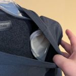 MOTHER Denim Push & Shove Padded Shoulder Gray Faded Black Sweatshirt pullover L Size L Photo 12