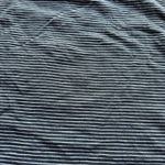 Pact  Women Size Medium Dark Gray Stripe‎ 100% Organic Cotton Top Casual Preppy Photo 4