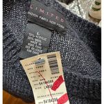 Limited London Paris New York Sweater Dark Gray Three‎ Quarter Sleeve Size Large Photo 5