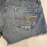 American Eagle  Outfitters Women’s Cut Off Jean Short Size 4 Distressed Denim Y2K Photo 5