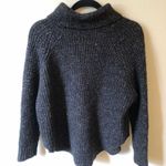 Free People Charcoal Grey Cowl Neck Sweater Photo 1