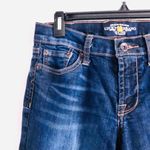Lucky Brand  Jean 4 27 Dayton Sweet N Low Flare Blue Ol Redwood Photo 2