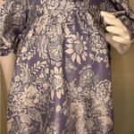 Storia square neckline, puffed sleeves, and a purple and white floral Size L.#85 Photo 7