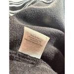 Victoria's Secret Victoria Secret Black Velour Top Striped Hem Women’s Size Medium Y2K Holiday Photo 4