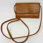 Hobo International Tan Leather Crossbody Purse Double Flap Photo 4