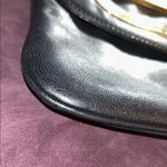 Michael Kors Black Leather and Gold Metal Crossbody Bag Photo 12