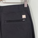Vuori Women Charcoal Grey Drawstring Tapered Leg Ripstop Pants Size S #VW401 Photo 4