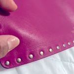 Valentino Garavani Pink Studded Clutch Photo 6