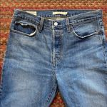 Levi's MEDIUM WASH BUTTON FLY WEDGIE SKINNY JEANS Photo 1