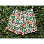 English Factory  High Rise Green Floral Shorts Size Large NWT Photo 2