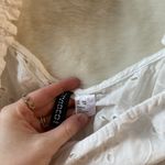 H&M Divided White Eyelet Puff Sleeve Dress Photo 3