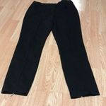 Rafaella Black ankle dress pants zip fly with double clasp Photo 0