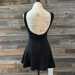Silence + Noise UO  Black Sleeveless Romper Wrap around Skirt Open Back Size S Photo 3