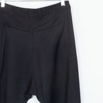 ZARA  Black Asymmetrical Buttoned Low Waist Pants Womens Size XS Photo 7