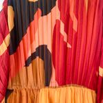 Farm Rio Pleated Wrap Front Kaftan Dress, Size S Photo 9