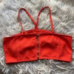 Nasty Gal NWT  Orange Denim Corset Photo 8