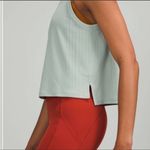 Lululemon Train to Be Tank Top Sz Large Silver Blue Mesh Silverescent Photo 12