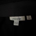 Chico's Chico’s SZ 3R (16) Wide Leg Cropped Pants Pull-On Stretch Ponte Pin-Tuck Hi-Rise Photo 3