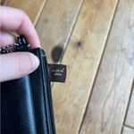 Coach Black Leather Mini Wristlet Bag Photo 5