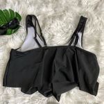 OMKAGI Flounce Bikini Top High Waisted Bottom XXL NWOT Black Photo 4