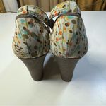 Rocket Dog  Wedge Heel Size 7.5 Open Toe Multi-Color Polka Dots Ankle Strap Photo 4