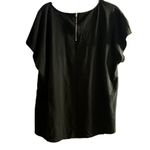 Style & Co Black Medallion Modern Boho Blouse Size XL Photo 3